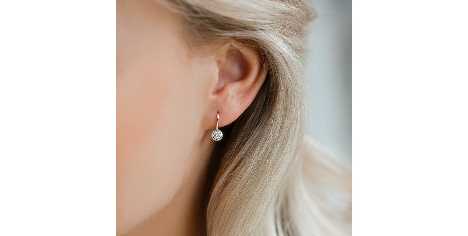 Diamond earrings Sparkling Drops