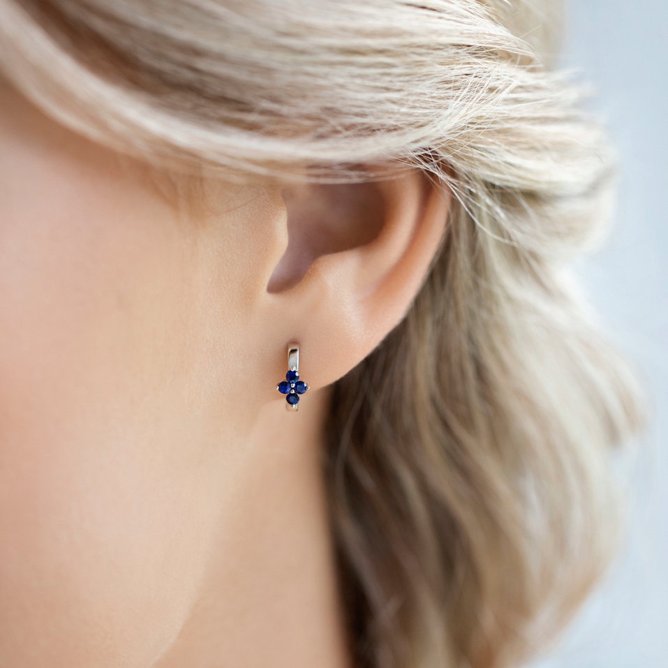 Earrings with Sapphire Sapphire Dream
