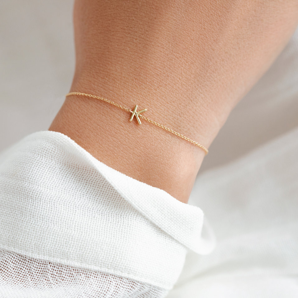 Diamond bracelet Round Line K