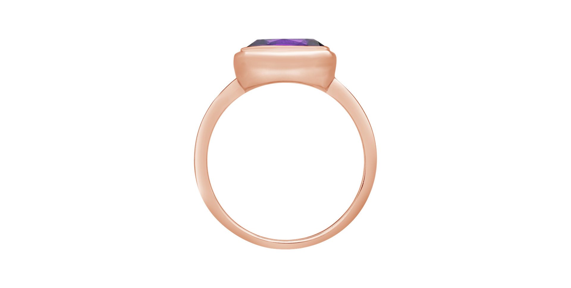 Ring with Amethyst Brazil Bonbon