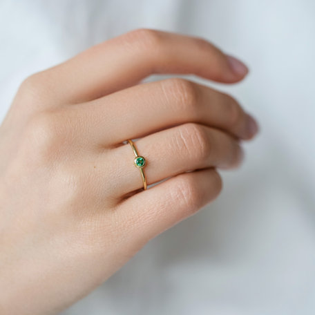 Ring with Ruby Bonbon