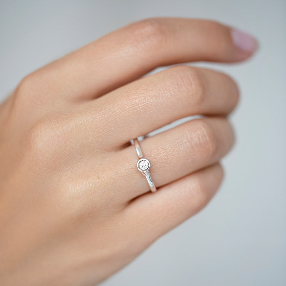 Diamond ring Classy Dot