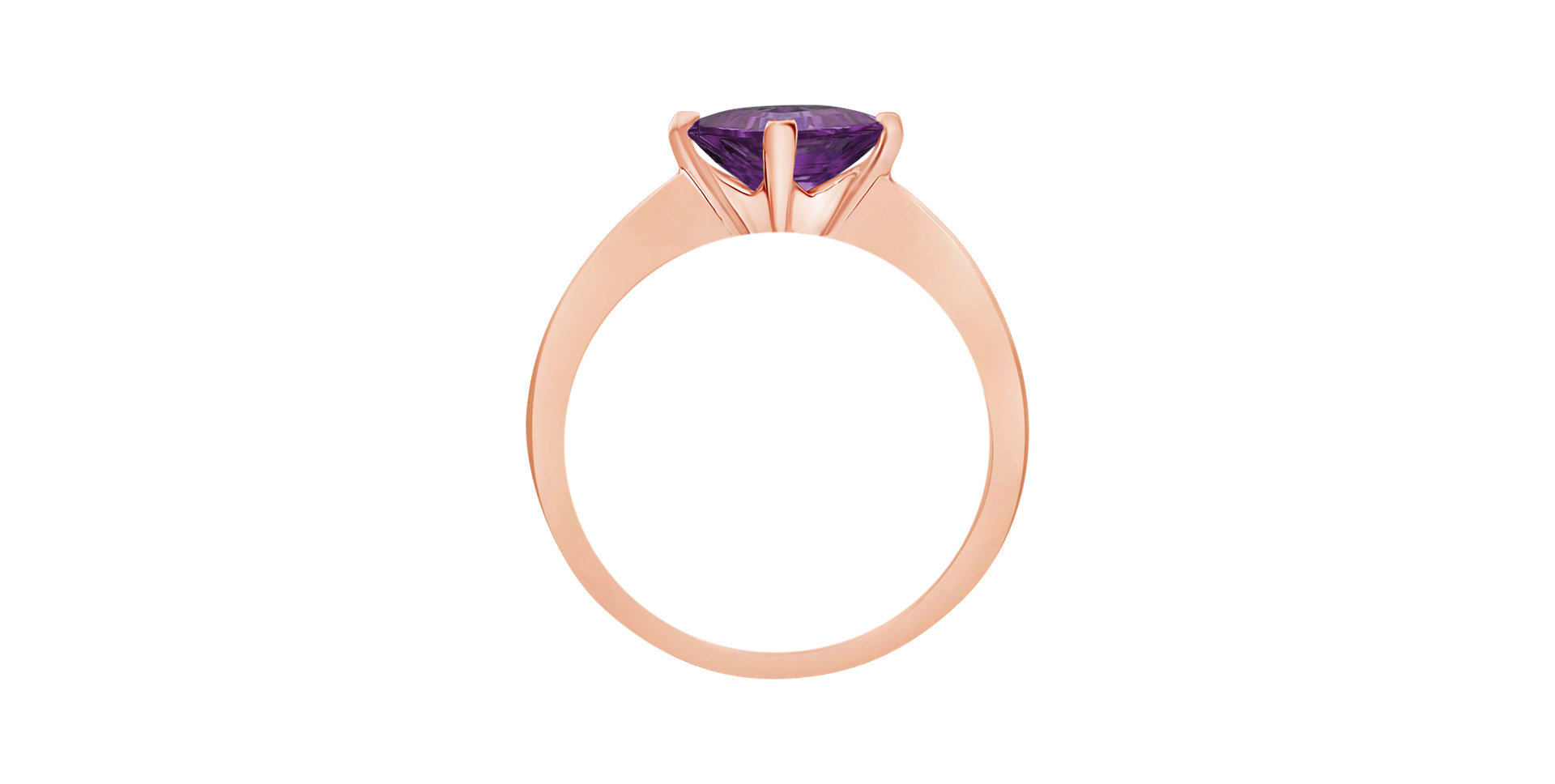 Ring with Amethyst Brazil Bonbon