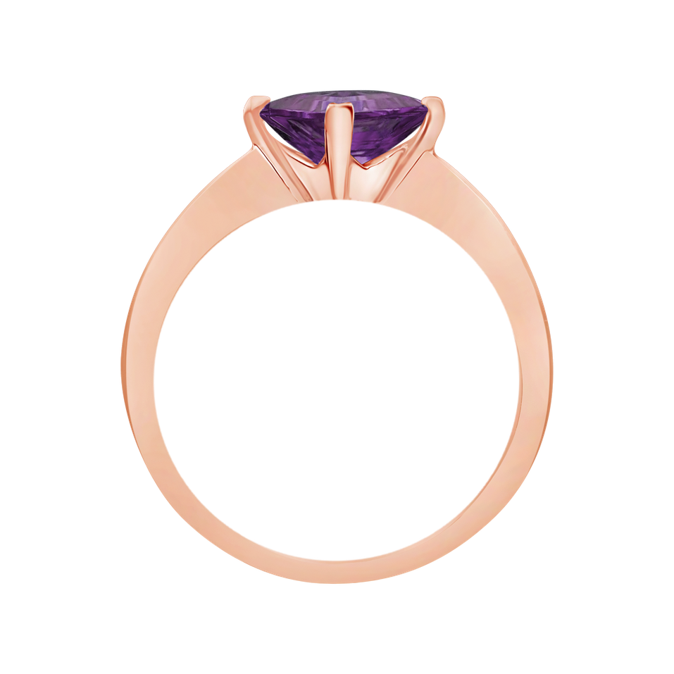 Ring with Amethyst Brazil Bonbon