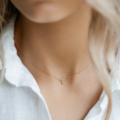 Diamond necklace Round Line S