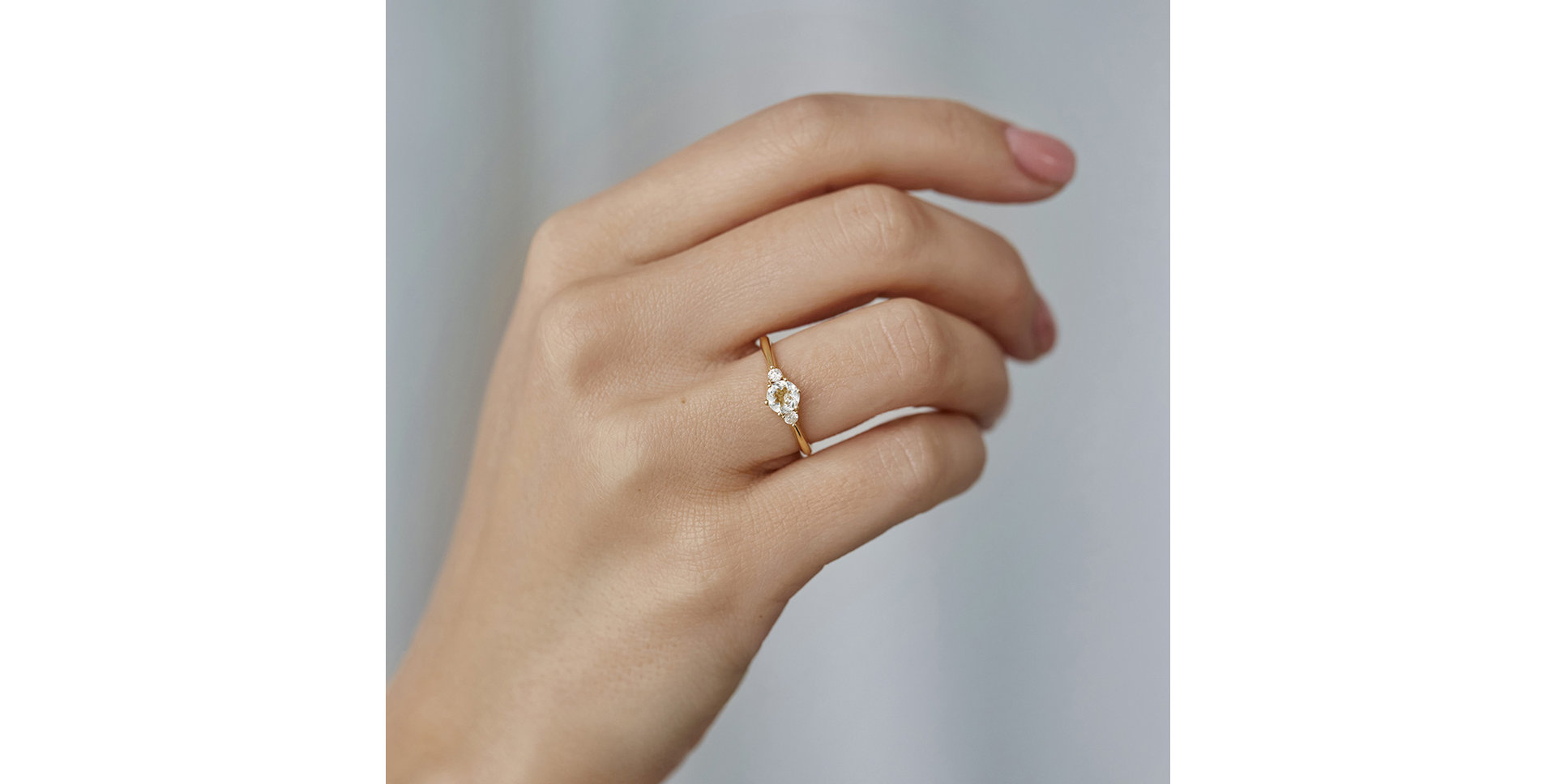 Diamond rings with Amethyst Midnight Serenity