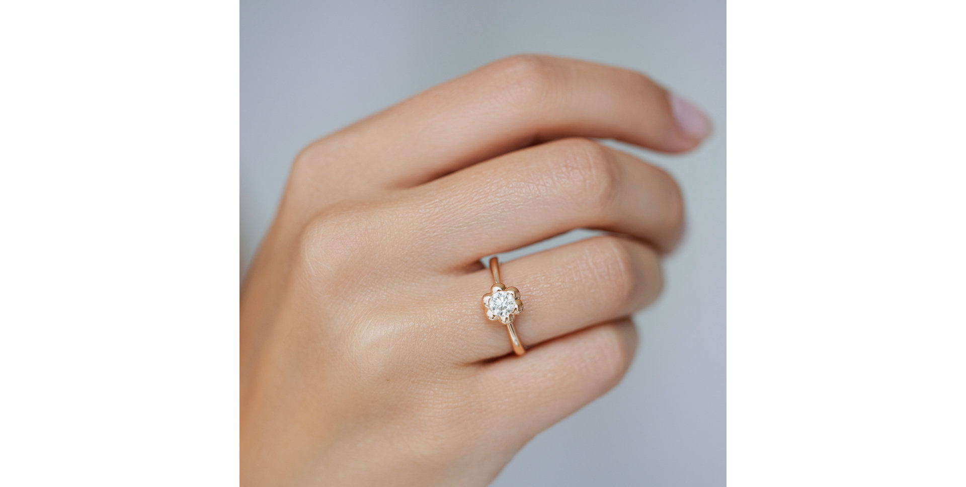 Diamond ring Blooming Love