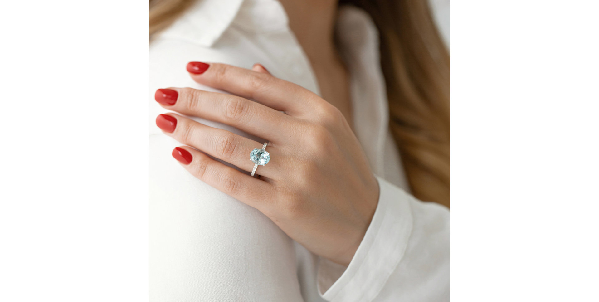 Diamond ring with Kunzite Purple Glory