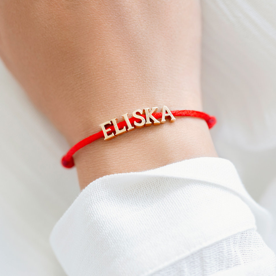 Diamond bracelet Curly Name