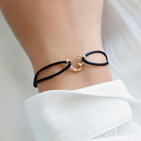 Bracelet  with cord Touha