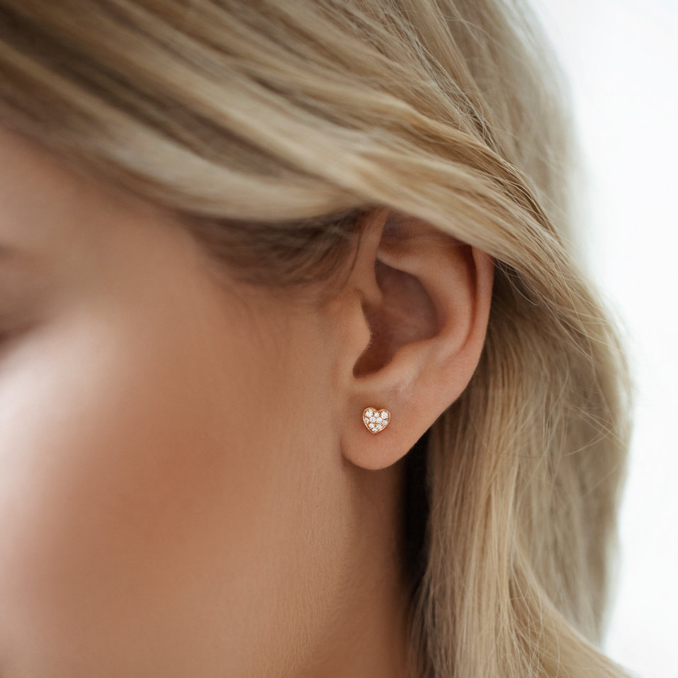 Diamond earrings Amazing Heart