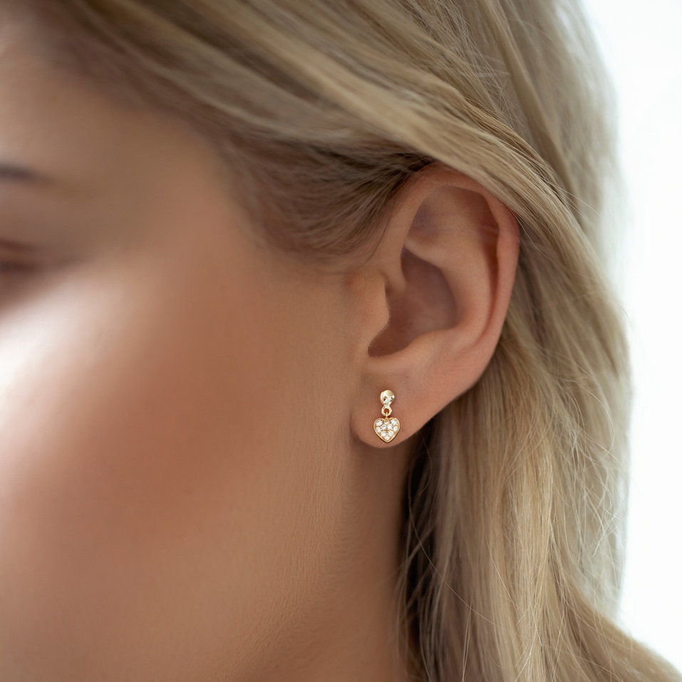 Diamond earrings Amazing Heart