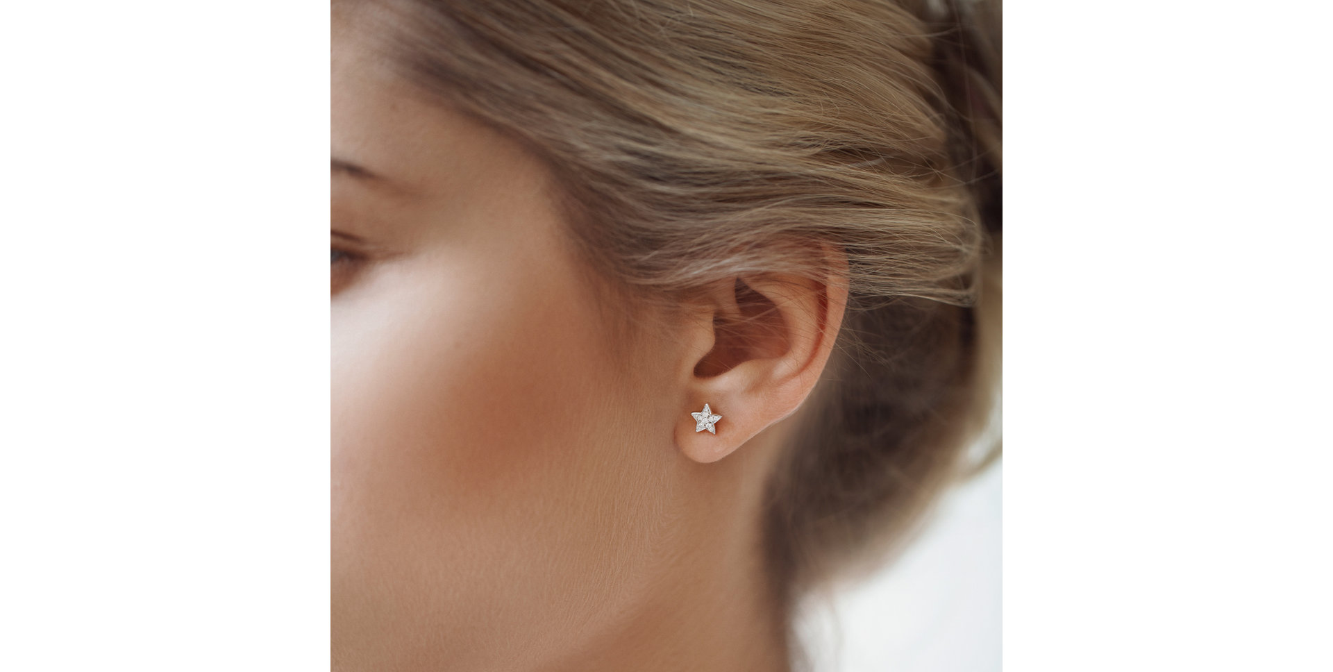 Earrings with brown diamonds Amazing Night