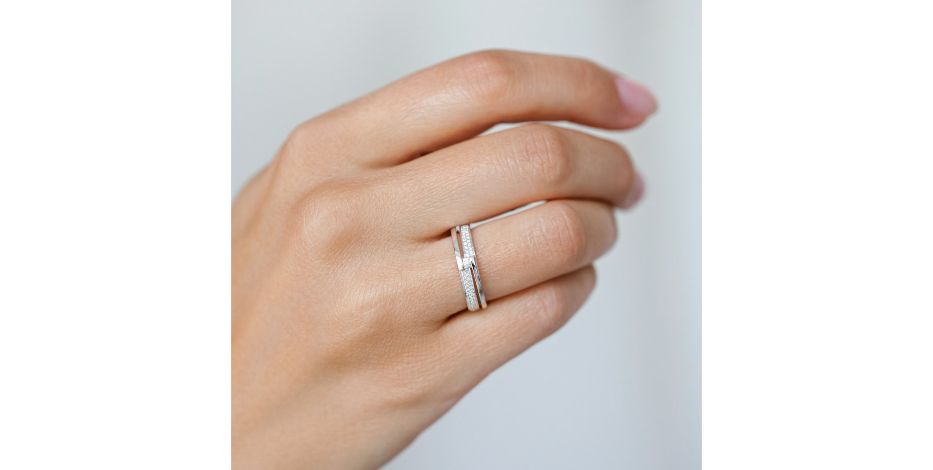 Diamond ring Sparkling Andromeda