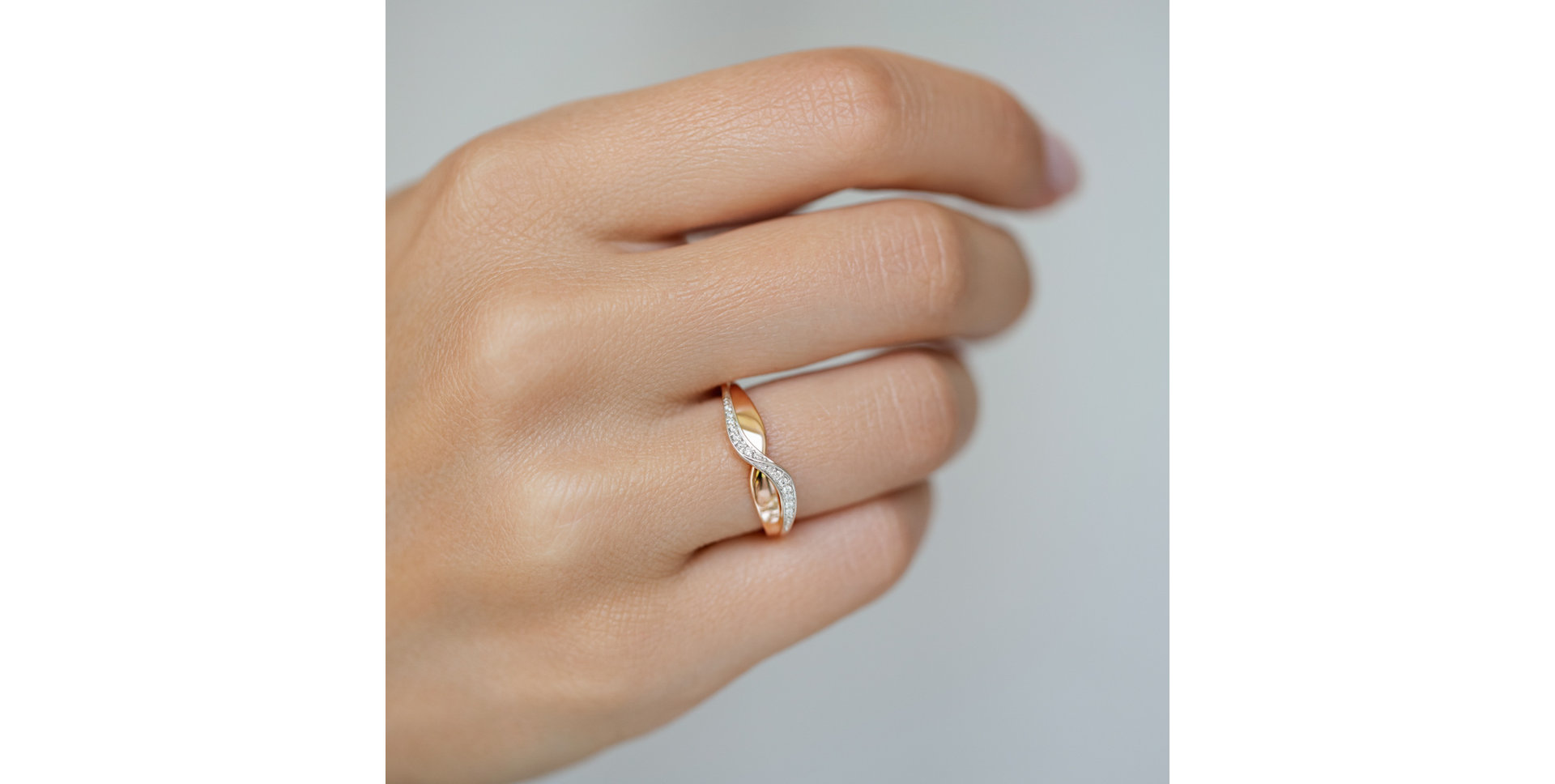 Diamond ring Eternity Sea