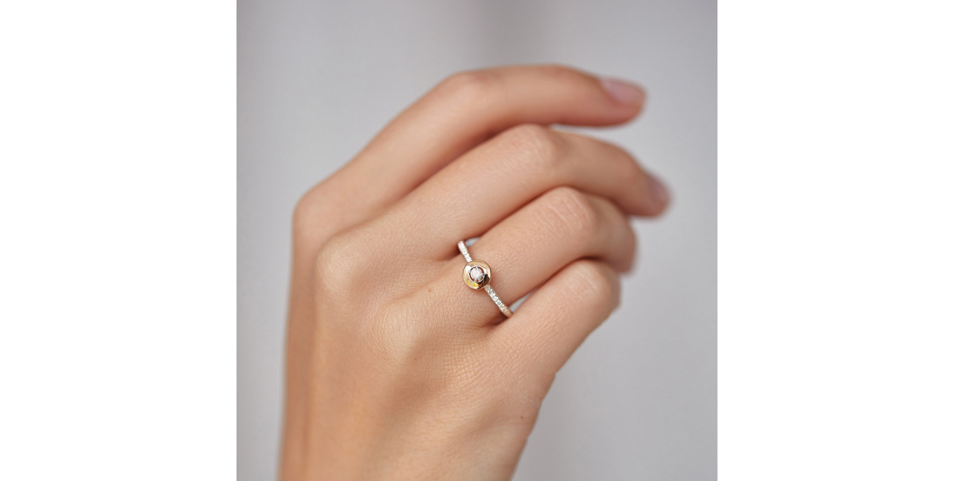 Diamond ring Moon Opus