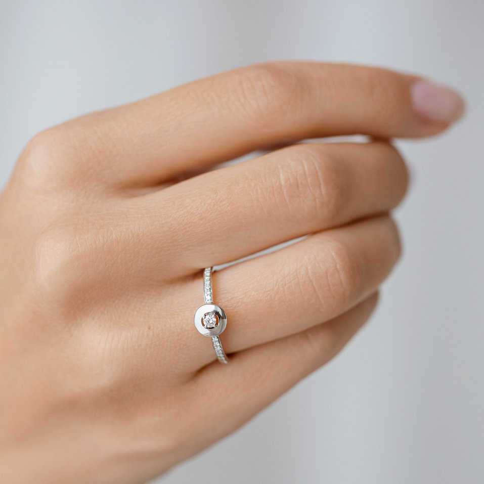 Diamond ring Moon Opus