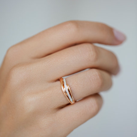 Diamond ring Elegant Line