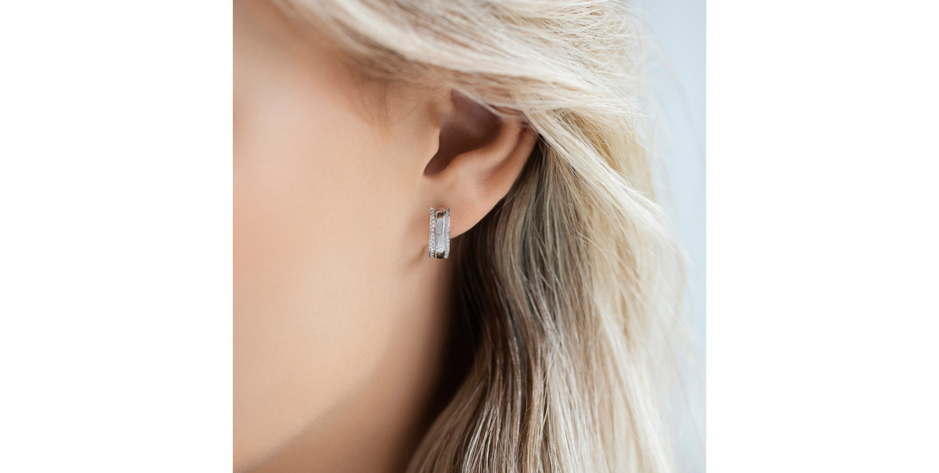 Diamond earrings Eternity Sparkle