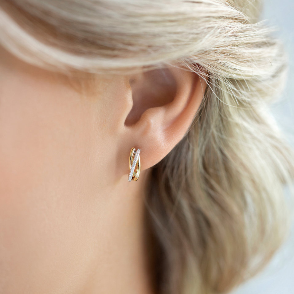 Diamond earrings Goddess