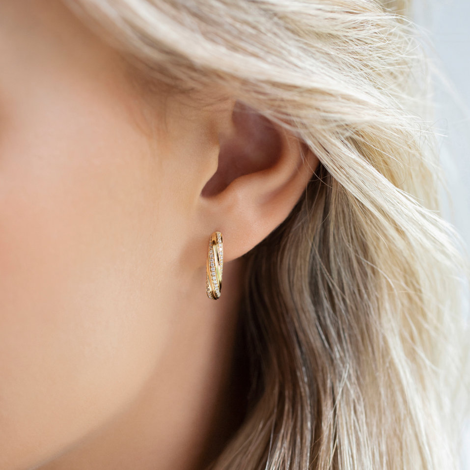 Diamond earrings Joyful Energy