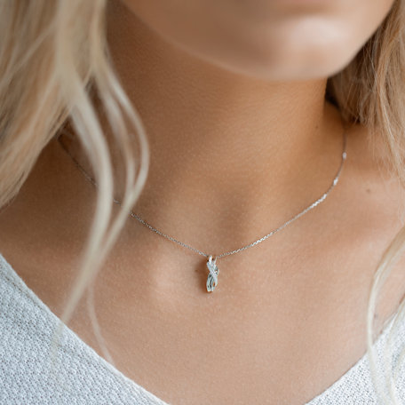 Diamond pendant Essential Wave