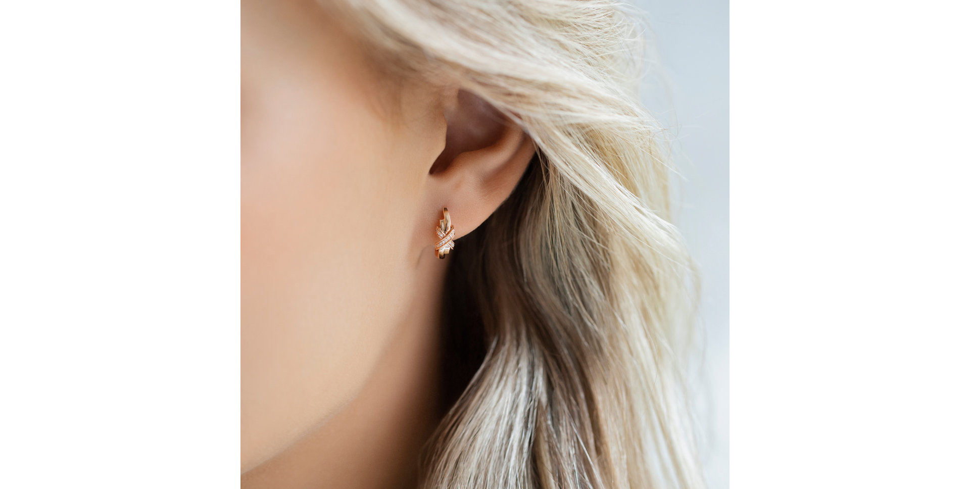 Diamond earrings Sparkling Galaxy