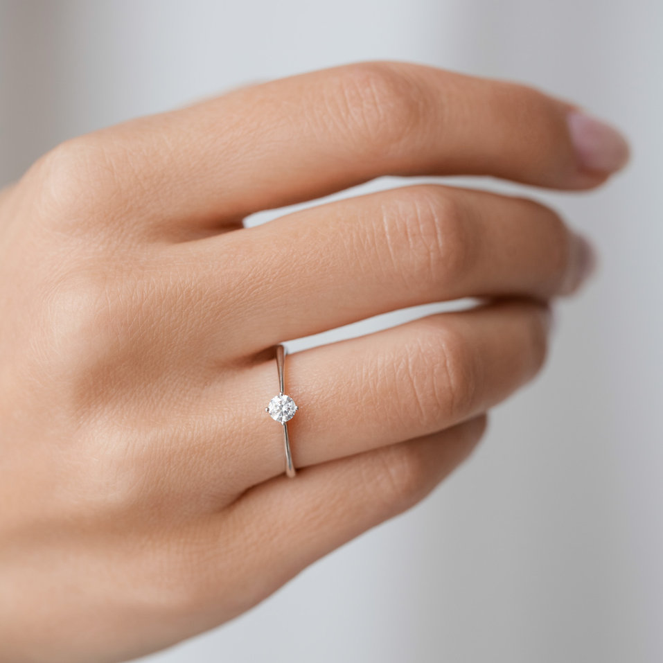 Diamond ring Made with Love