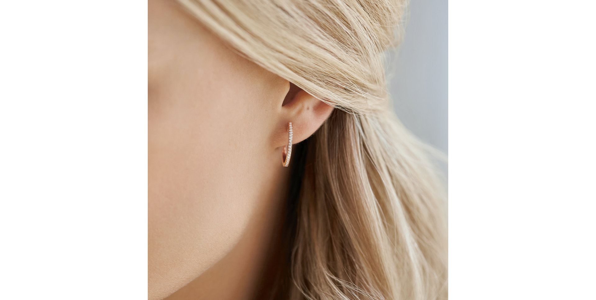 Diamond earrings Shiny Loop