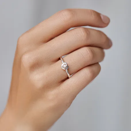 Diamond ring Tender Heart