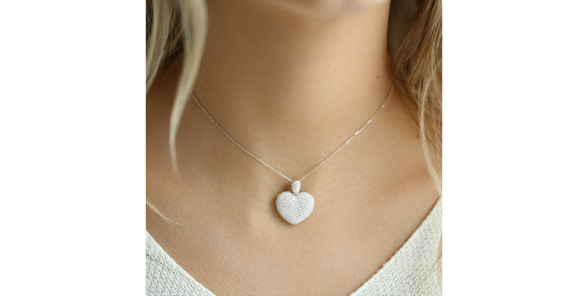 Diamond pendant Heart Brilliance