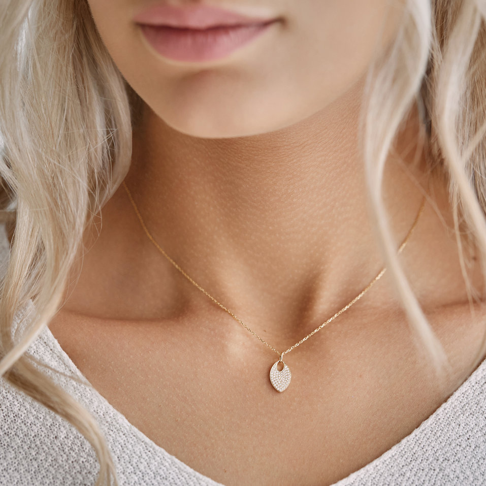 Diamond pendant Endless Tear