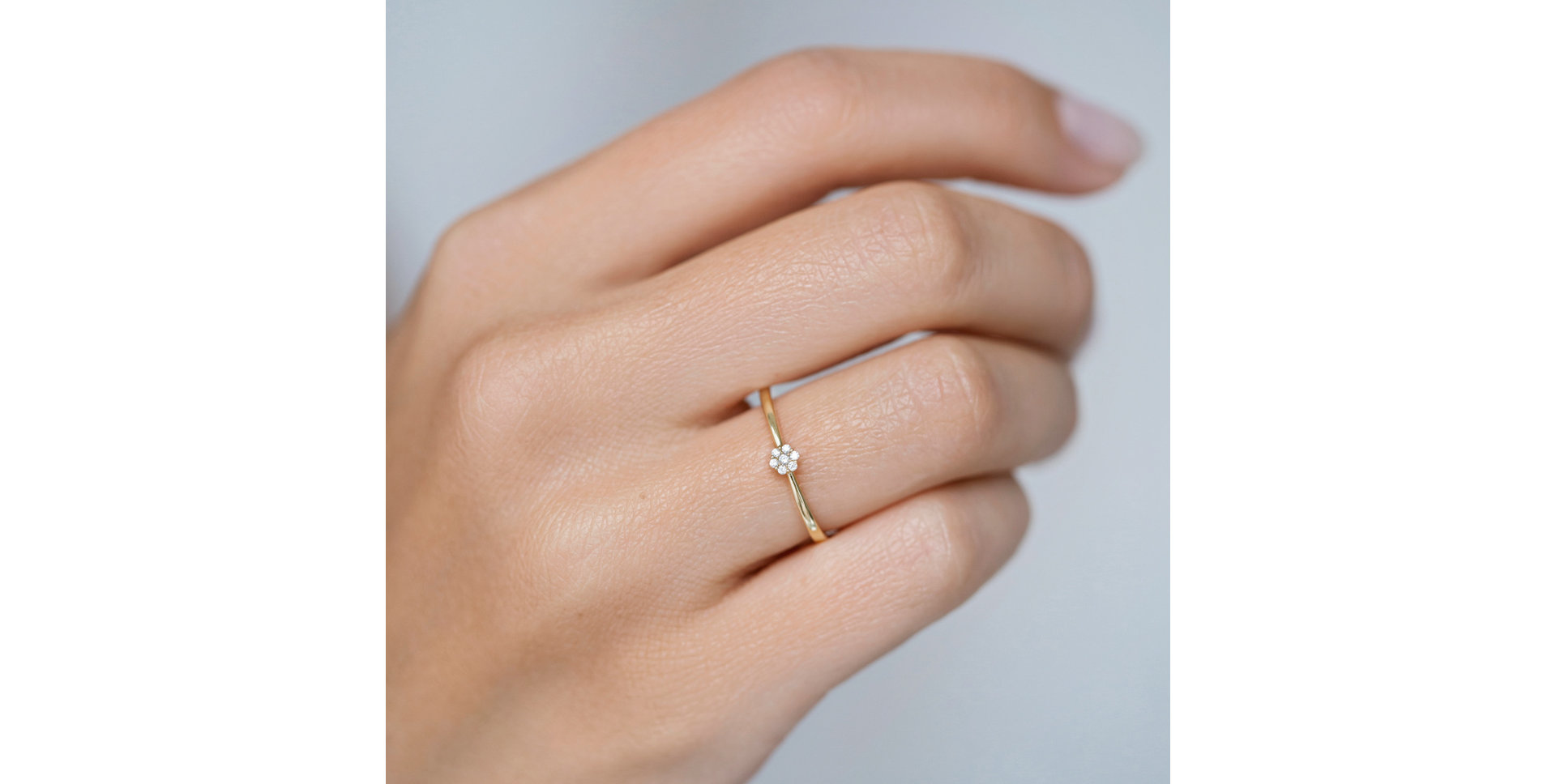 Diamond ring Shiny Flower