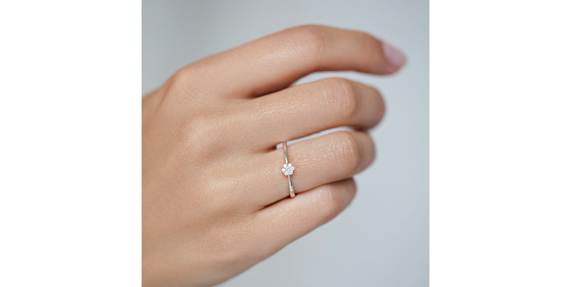 Diamond ring Shiny Flower