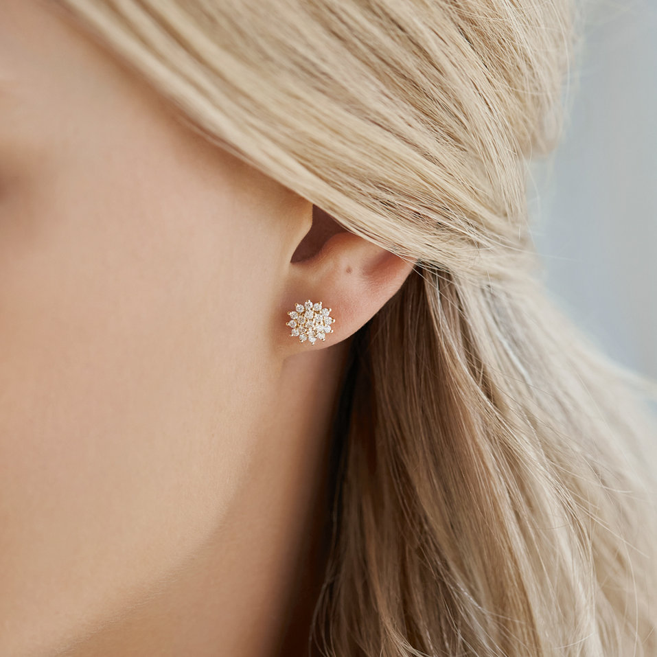 Diamond earrings Midnight Sky