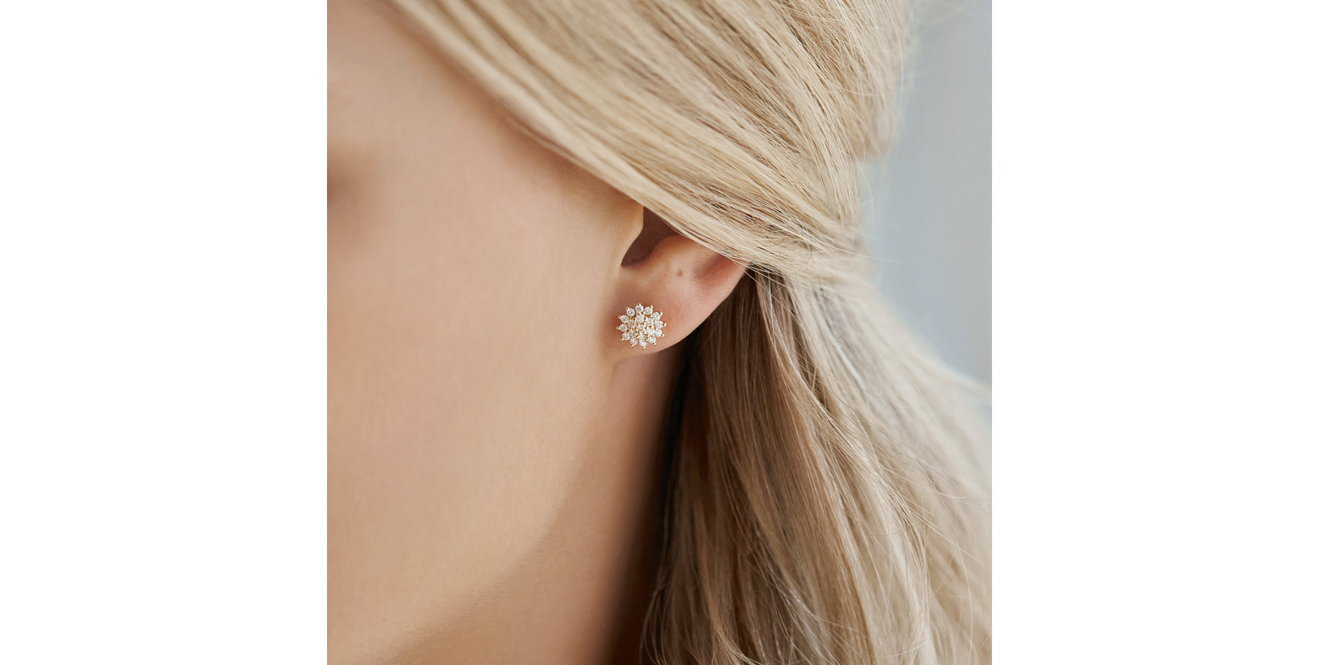 Diamond earrings Midnight Sky