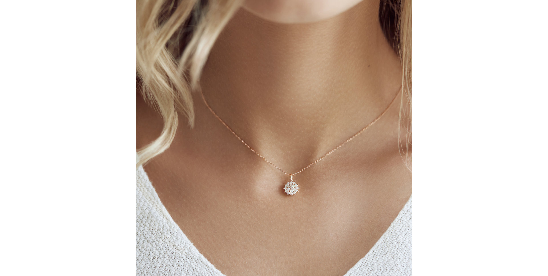 Diamond pendant Midnight Sky