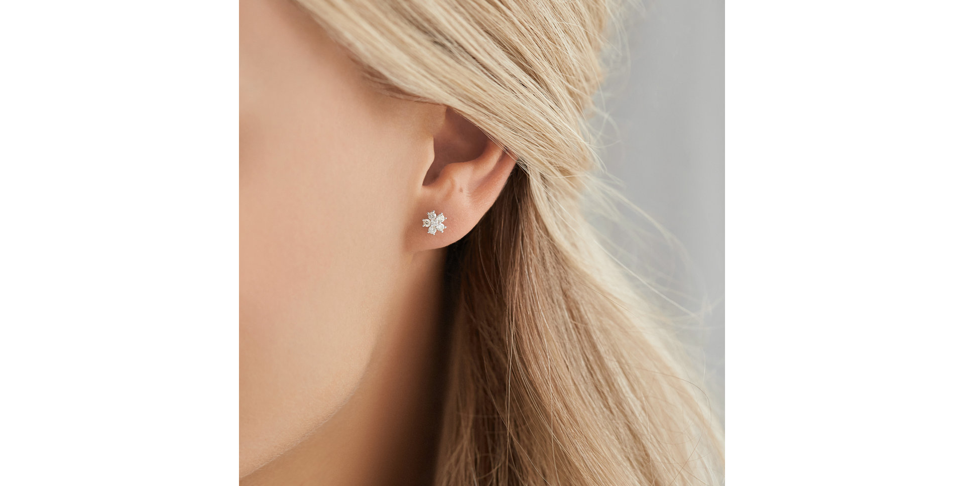 Diamond earrings Sparkless
