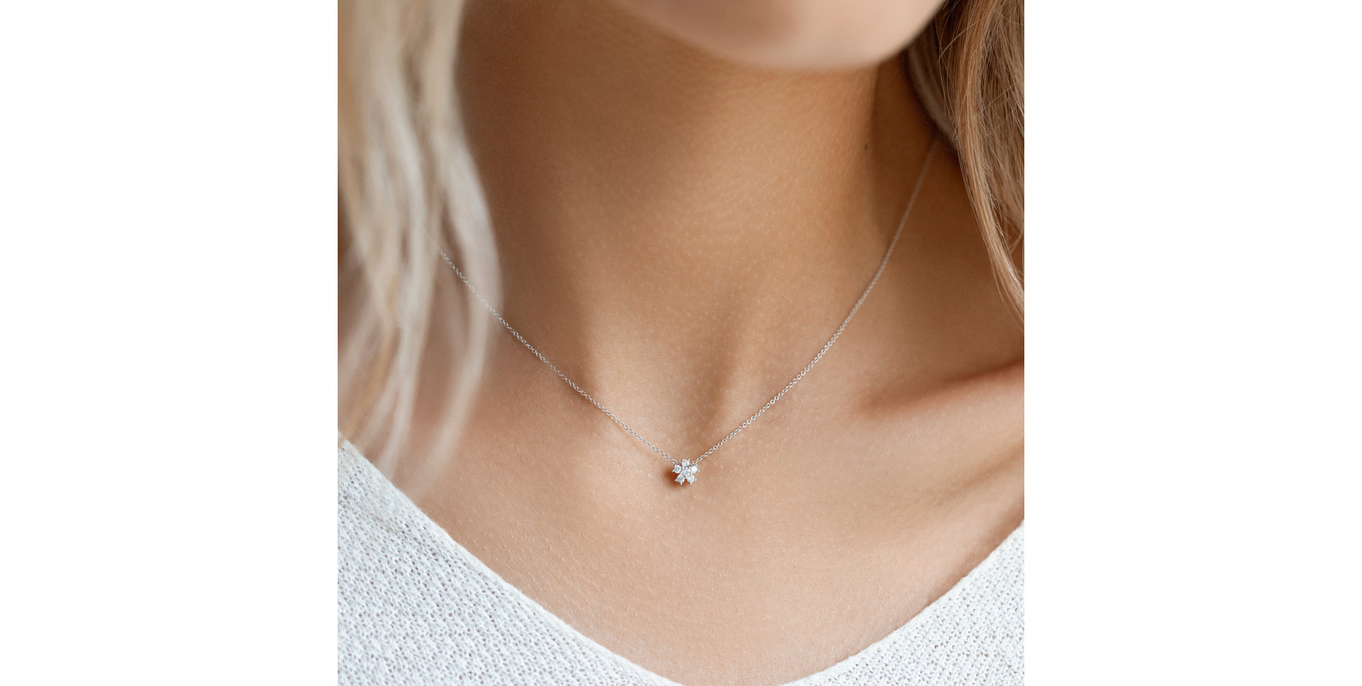 Diamond necklace Sparkless