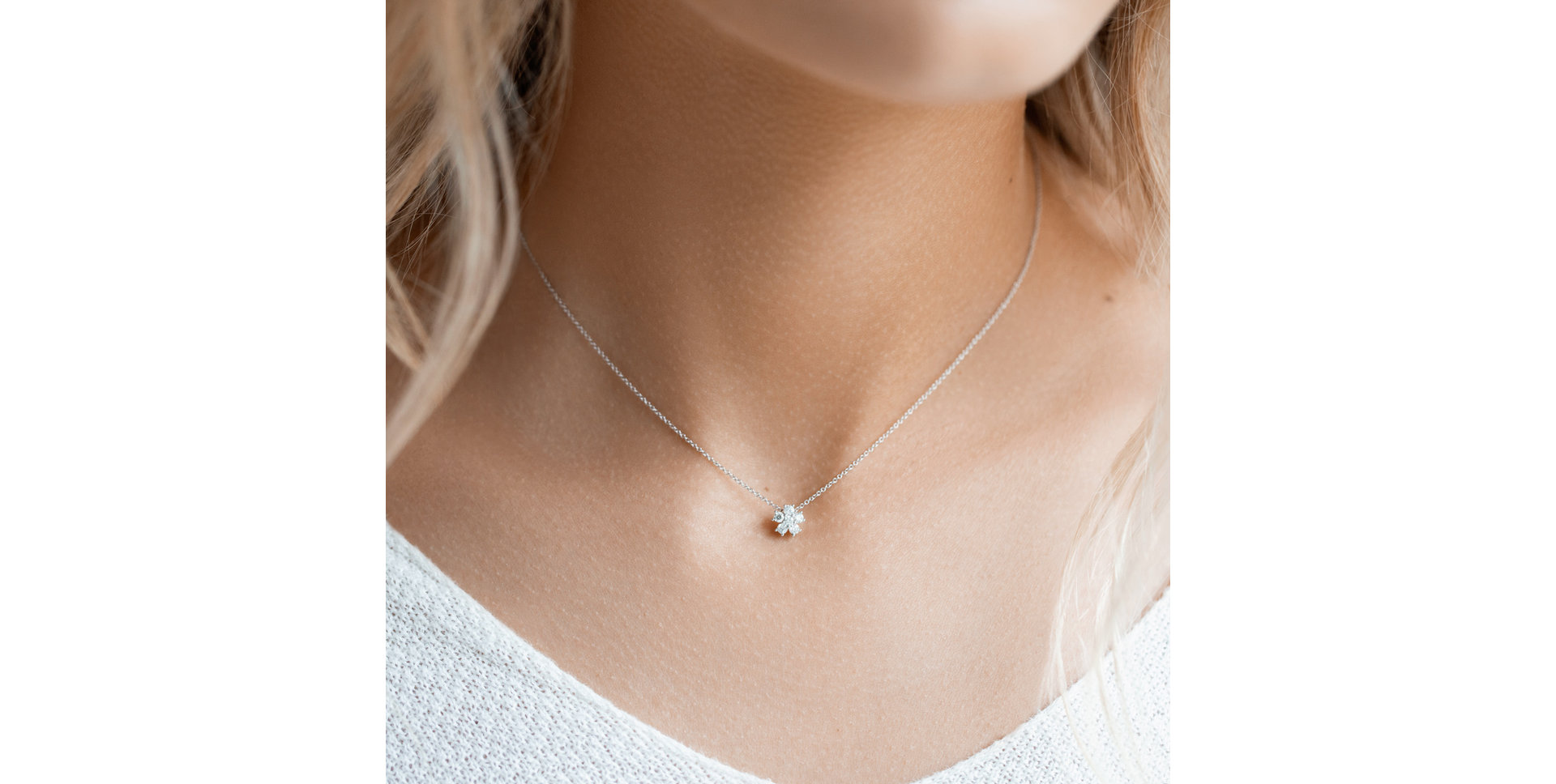 Diamond necklace Sparkless