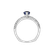 Diamond ring with Sapphire Excellent4