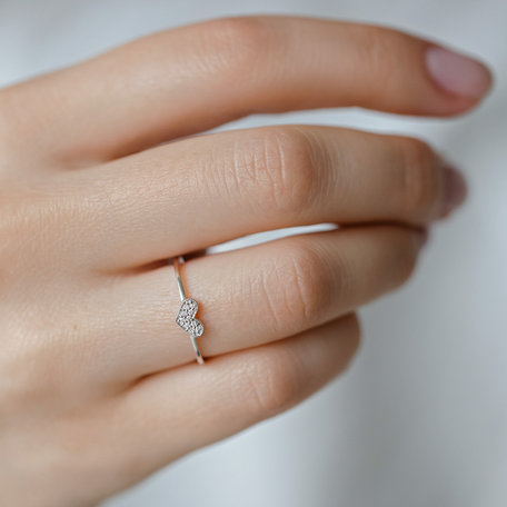 Diamond ring Shiny Heart