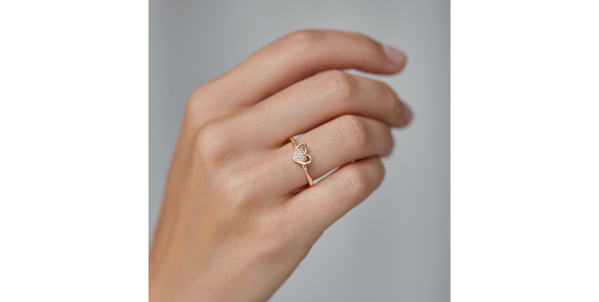 Diamond ring Tender Heart