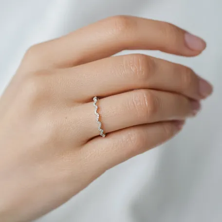 Diamond ring Sparkling Waves