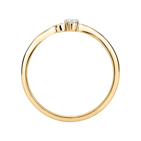 Diamond ring Baroque Love