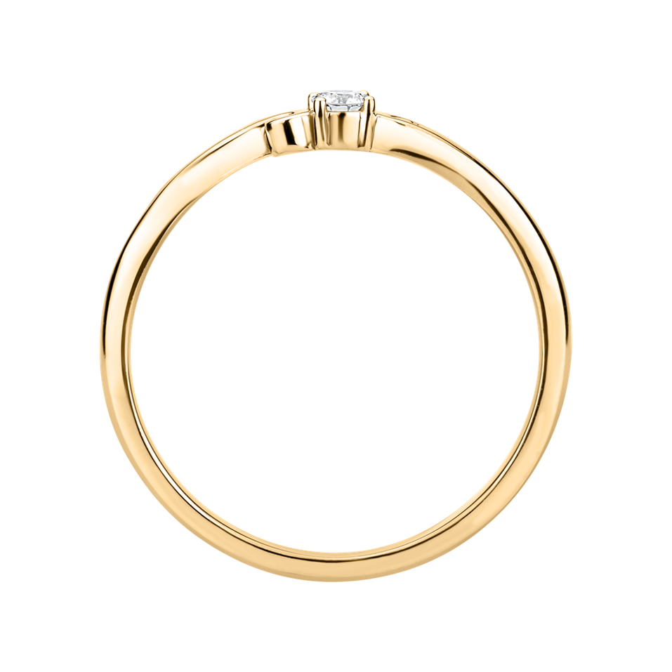 Diamond ring Baroque Love