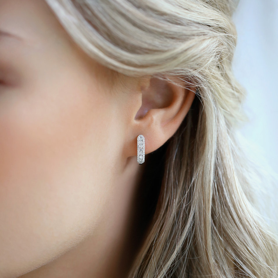 Diamond earrings Divine Star