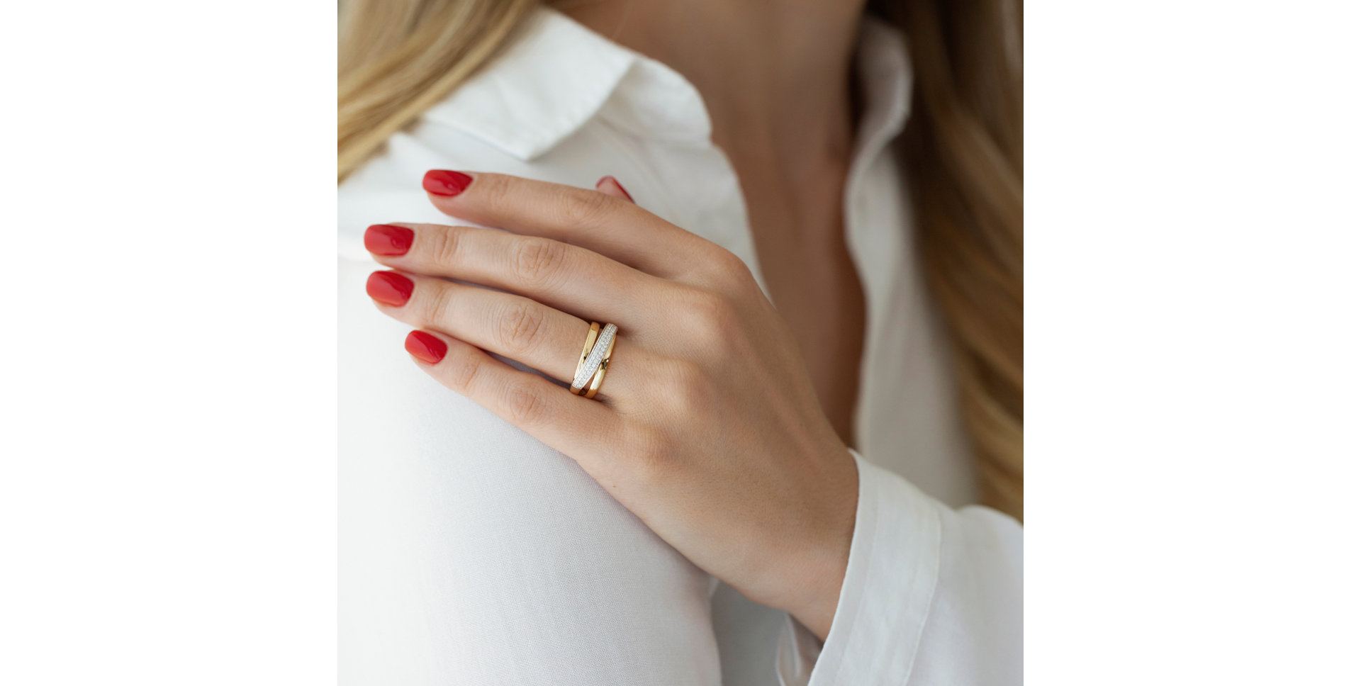 Diamond ring Eternity Ray