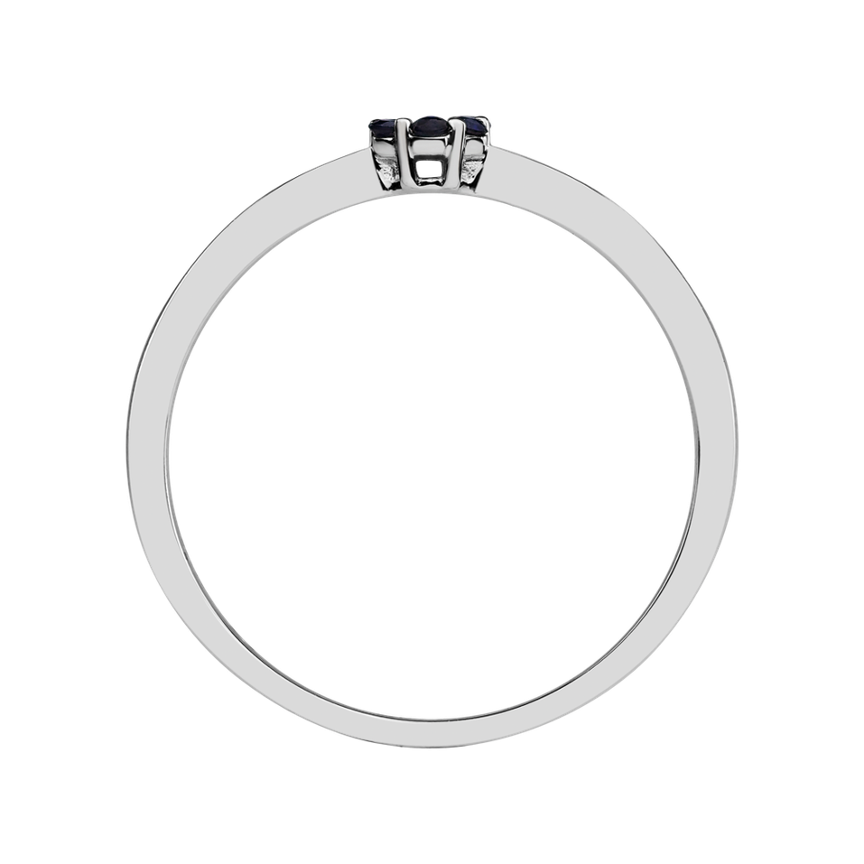 Diamond ring with Sapphire Shiny Constellation