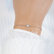 Bracelet with black diamonds Little Heart3